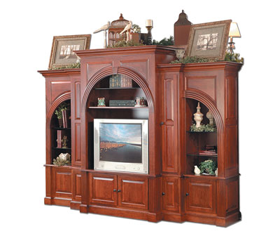 Grand Fluted Entertainment Center