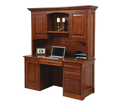 Liberty Series Credenza With Hutch