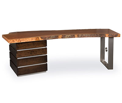 Brookhurst Live Edge Desk