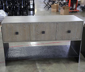 C-085 Hammered Metal Dresser