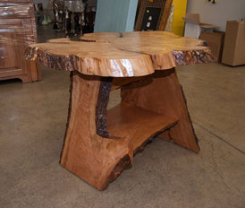 C-524 Live Edge Side Table