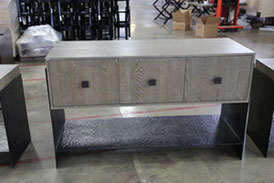 C-558 Hammered Metal Sideboard