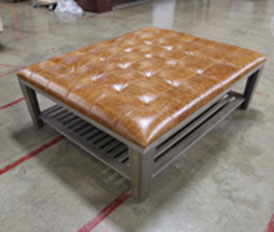 C-576 Leather Cocktail Table