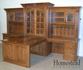 C-319 Office-Desk w/ Hutch