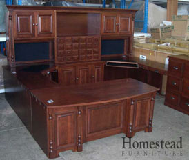 C-312 Desk with Hutch