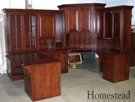 C-318 Desk with Cabinets