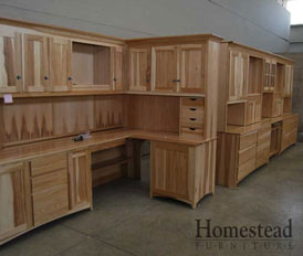 C-316 Desk with Cabinets