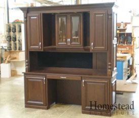 C-326 Desk with Hutch