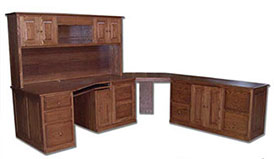 C-328 Desk with Hutch