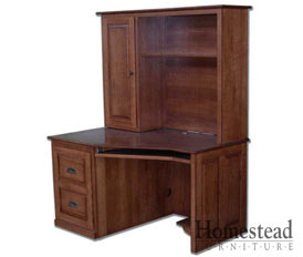 C-329 Desk with Hutch