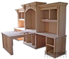 C-319 Office-Desk w/ Hutch