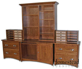 C-331 Desk with Hutch